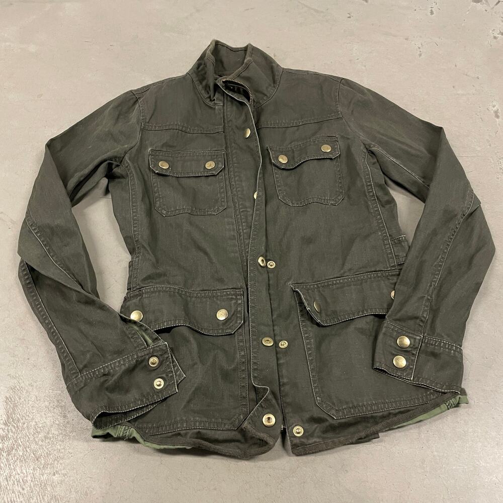Green j.crew field jacket